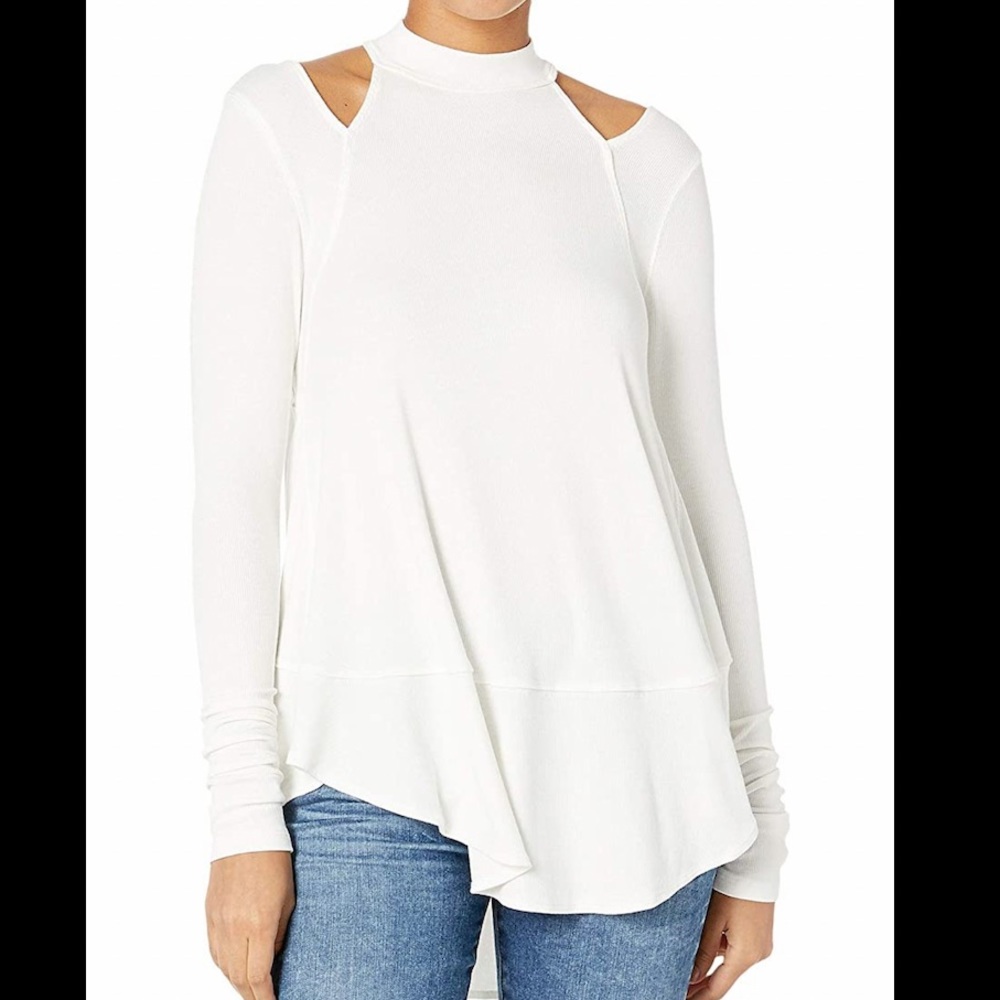 Free People cutout sleeve tunic